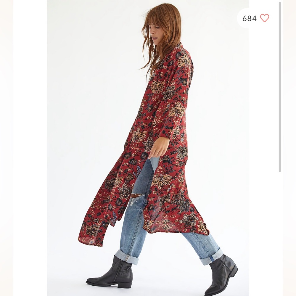 Free People Play It Cool Kimono